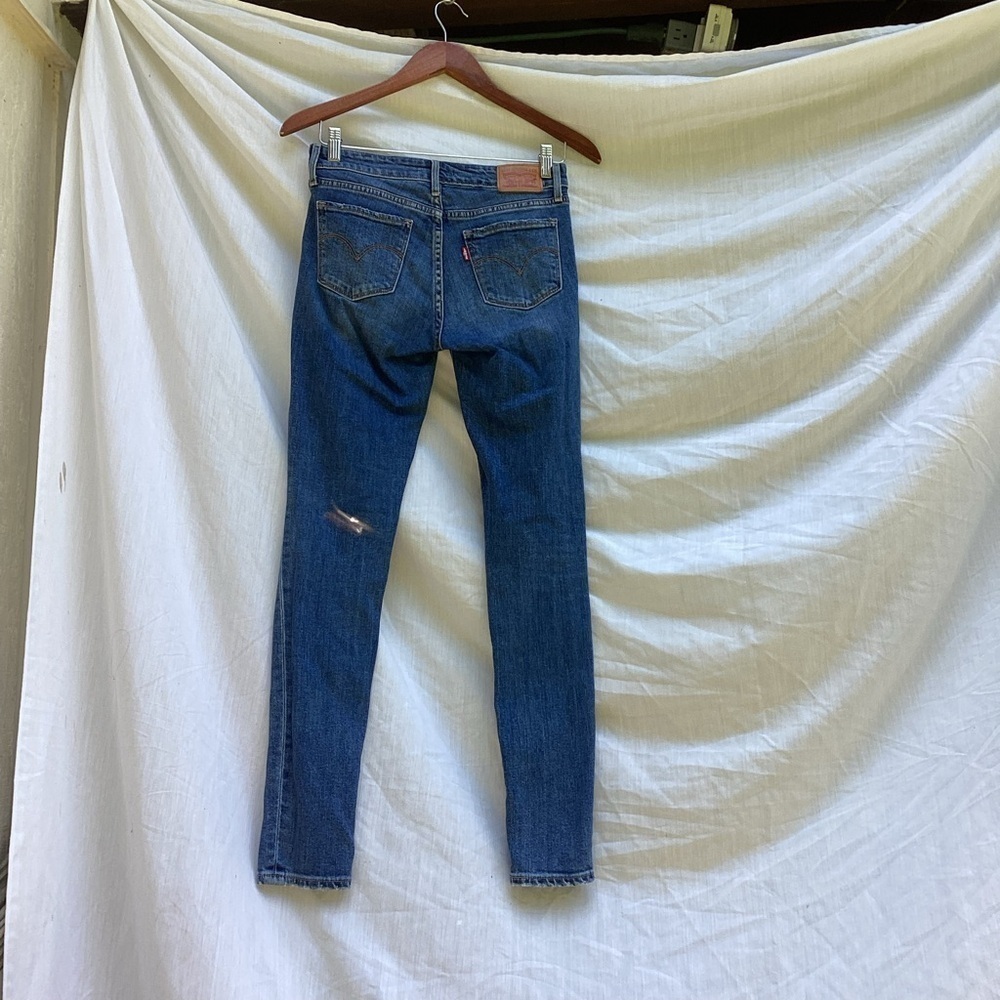 Levi  Strauss blue 711 skinny casual jeans, size 25 - Picture 8 of 8